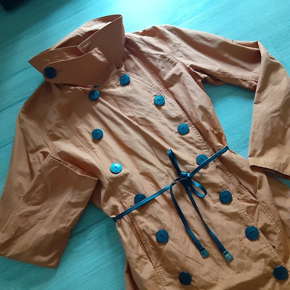 VTG Orange Trench - Wilson's Leather - Picture 7 of 7